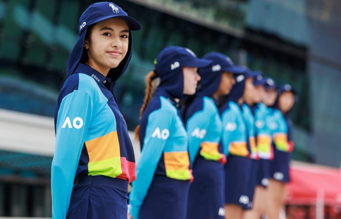 Ballkids at Australian Open 2023. Picture: Tennis Australia