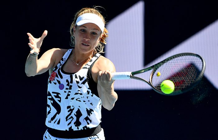 Ellen Perez in action at Australian Open 2023. Picture: Tennis Australia Ellen Perez in action at Australian Open 2023. Picture: Tennis Australia