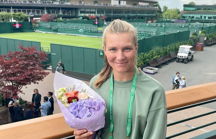 Maddison Inglis at the All England Club. Picture: Tennis Australia