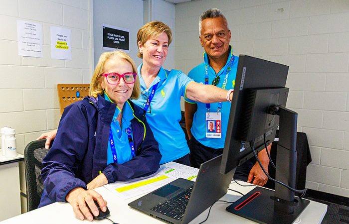 General staff at the 2023 Australian Open at Melbourne Park in Melbourne on Monday, January 23, 2023. MANDATORY PHOTO CREDIT Tennis Australia / AARON FRANCIS