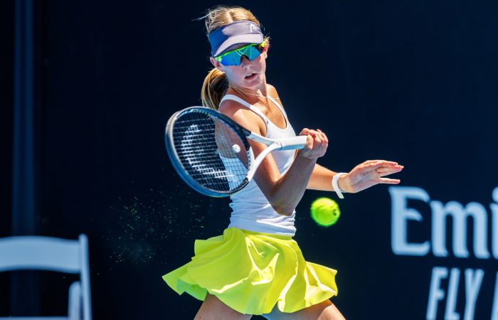 2023 DECEMBER SHOWDOWN Brooke Komorowski in the 14u championships at the 2023 December Showdown at Melbourne Park on Monday, December 4, 2023. Photo by TENNIS AUSTRALIA/ AARON FRANCIS