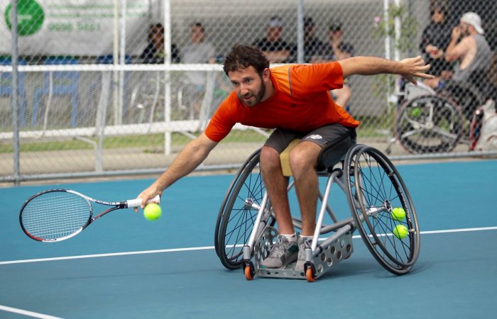 Adam Kellerman claims Metro Open Wheelchiar Tennis Title Photo Credit: Jensen's Tennis, City Community Tennis.