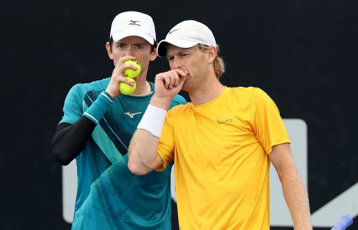 John-Patrick Smith and Luke Saville. Picture: Tennis Australia John-Patrick Smith and Luke Saville. Picture: Tennis Australia