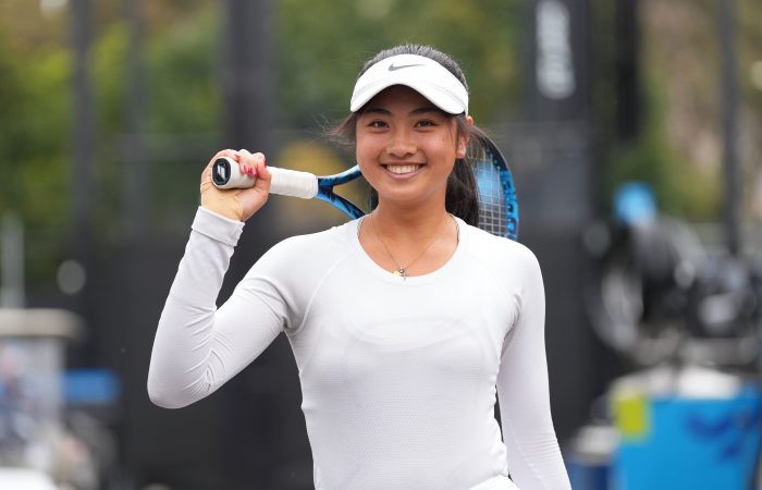 Elim Yan at the December Showdown. Picture: Tennis Australia Elim Yan at the December Showdown. Picture: Tennis Australia