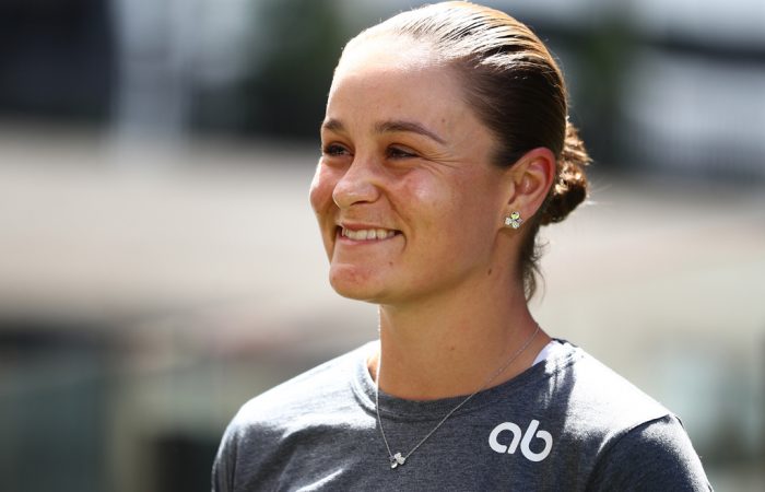 Barty-reflects Ash Barty. Picture: Getty Images