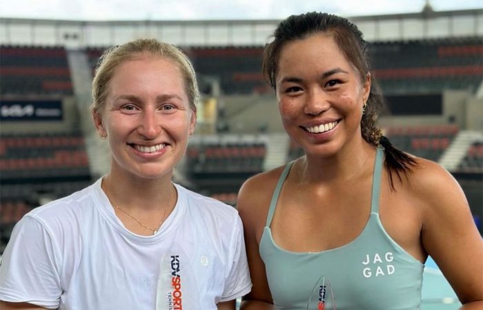 Daria Saville and Lizette Cabrera (Tennis Queensland) Daria Saville and Lizette Cabrera (Tennis Queensland)