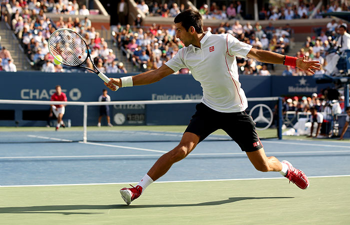 Novak Djokovic, US Open, 2013, New York. GETTY IMAGES Novak Djokovic, US Open, 2013, New York. GETTY IMAGES
