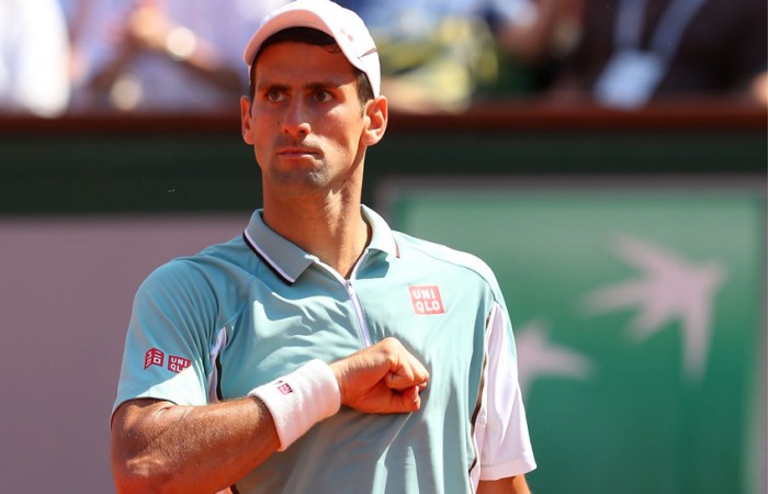 Novak Djokovic Novak Djokovic in action during the 2013 French Open at Roland Garros in Paris, France; Getty Images