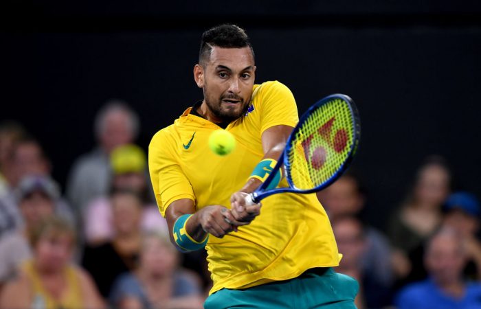 Nick Kyrgios kicked off the 2020 season with an unbeaten run at the ATP Cup in Brisbane; Getty Images Nick Kyrgios kicked off the 2020 season with an unbeaten run at the ATP Cup in Brisbane; Getty Images