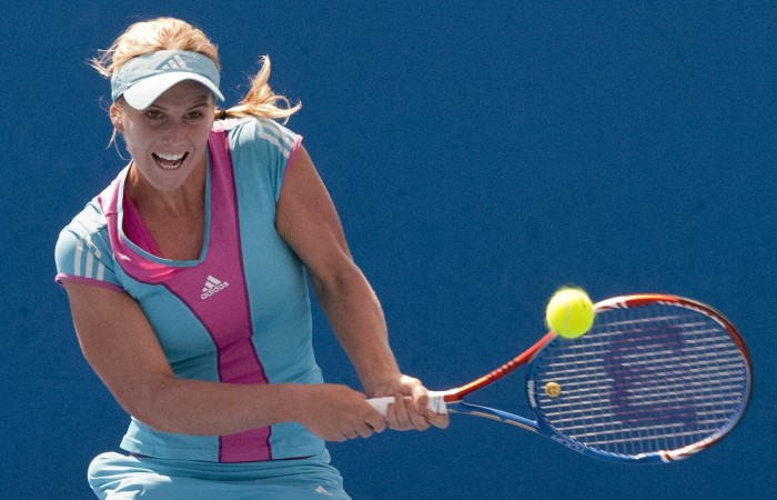 Isabella Holland Isabella Holland at the Australian Open 2012 Playoff; Mae Dumrigue