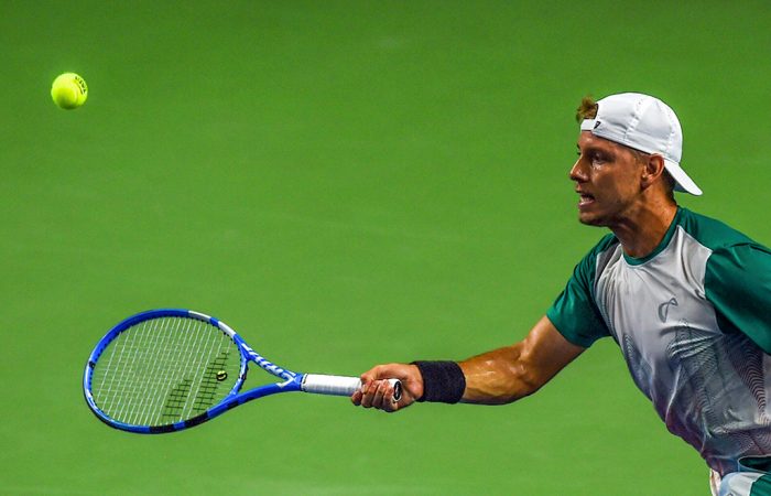 James Duckworth at ATP Pune James Duckworth in action during the ATP tournament in Pune, India. (photo: Getty Images)