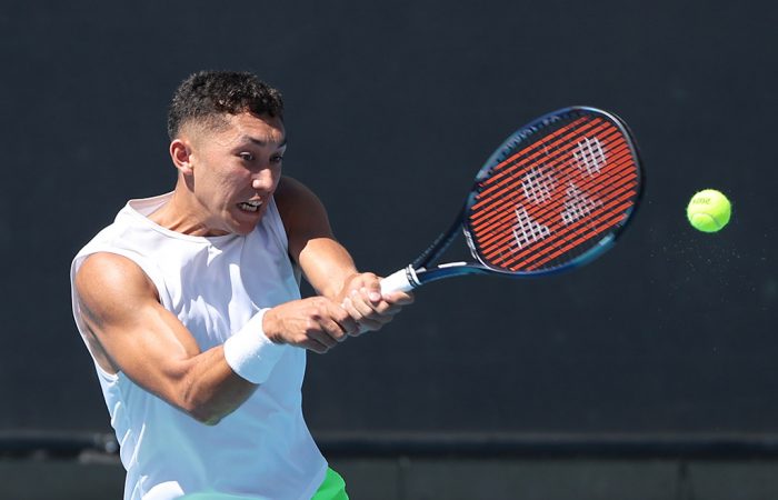 James McCabe in action. Photo: Tennis Australia James McCabe in action. Photo: Tennis Australia