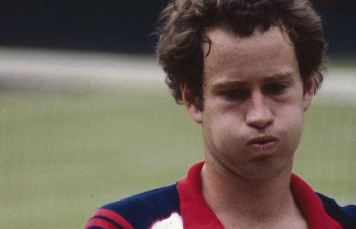 John-McEnroe John McEnroe, Wimbledon, 1982. HULTON ARCHIVE