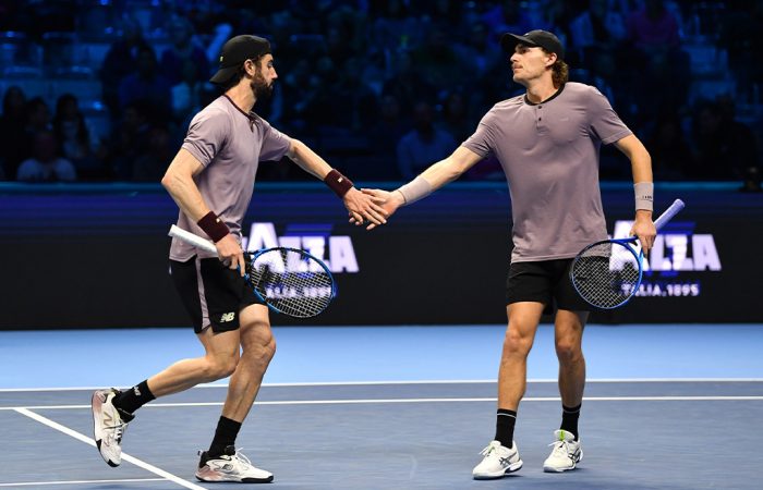 Jordan Thompson and Max Purcell (Getty Images)