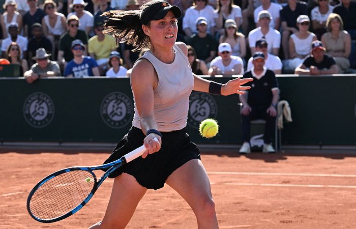 Kimberly Birrell in action at Roland Garros in 2023, the last time she played in the main draw in Paris (Photo: EMMANUEL DUNAND/AFP via Getty Images)