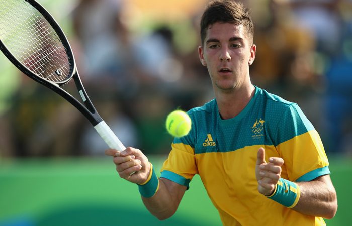 Thanasi Kokknakis in action during his sole competitive outing of the year at the Rio 2016 Olympics; Getty Images