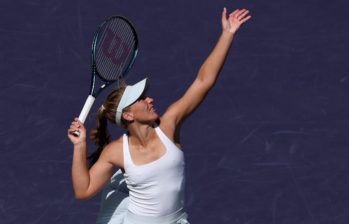 Maddison Inglis at Indian Wells Maddison Inglish in action at Indian Wells. (Getty Images)