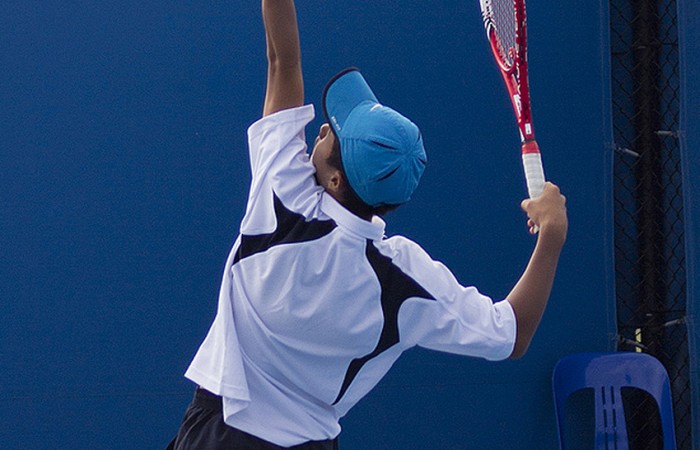 Richard Yang Richard Yang in action for Victoria in the Optus 14s teams final against New South Wales at Melbourne Park; Georgina Leeder