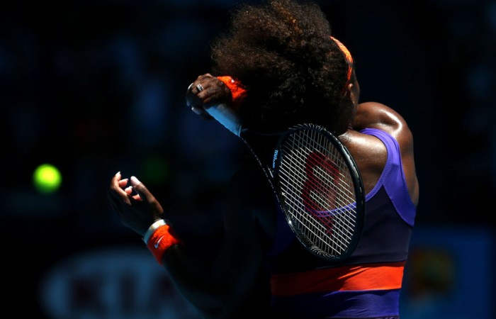 Serena Williams in action at Australian Open 2013; Getty Images