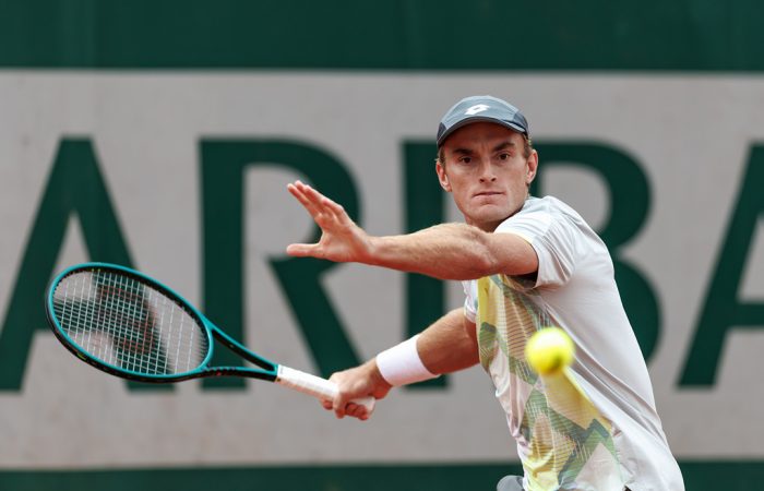 Tristan Schoolkate at Roland Garros; Mark Peterson, Tennis Australia
