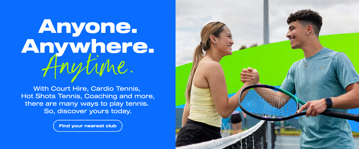 play tennis large banner